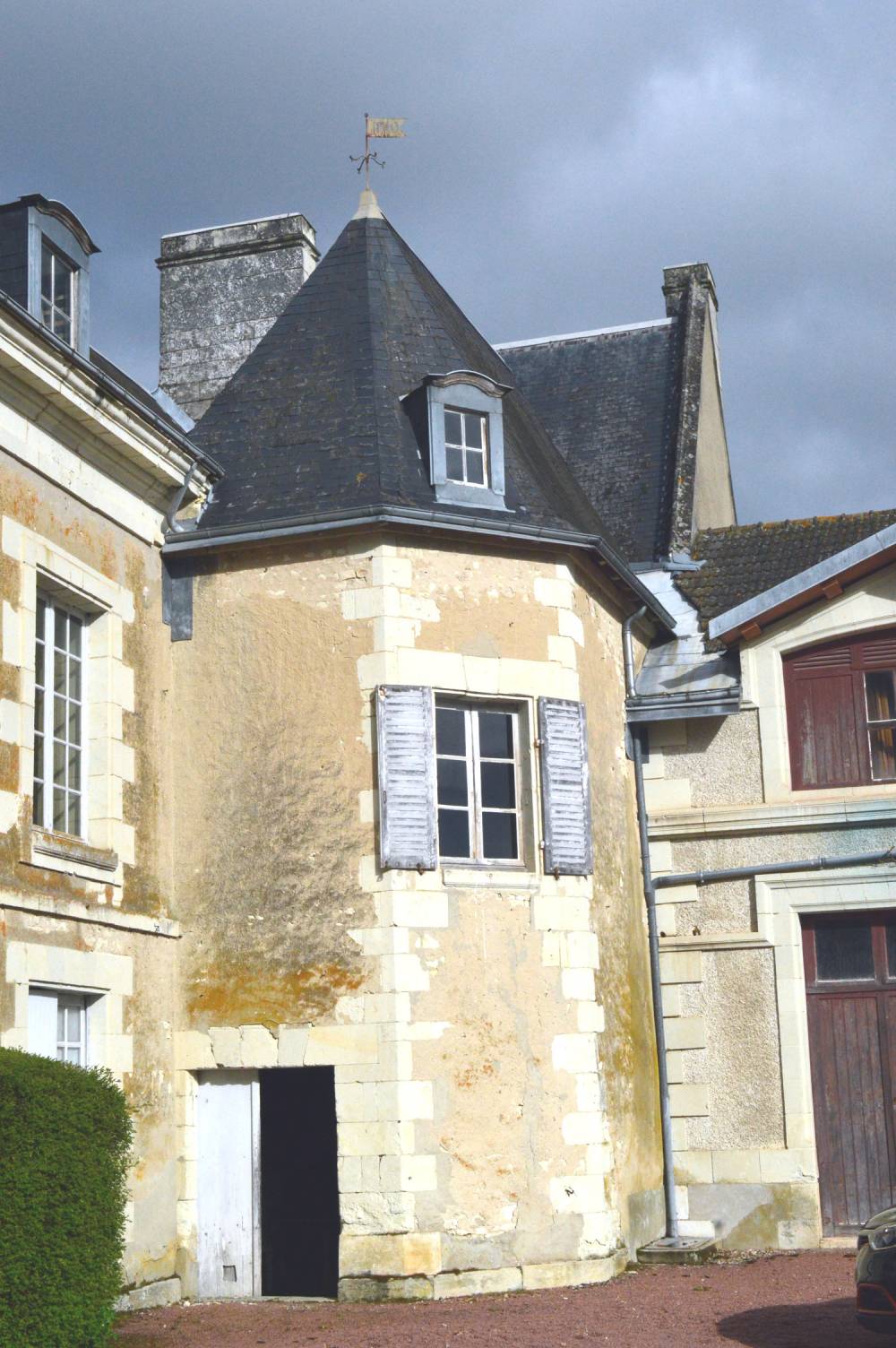 Chateau Val de Loire Tour Entrée Tourelle réhabilitation